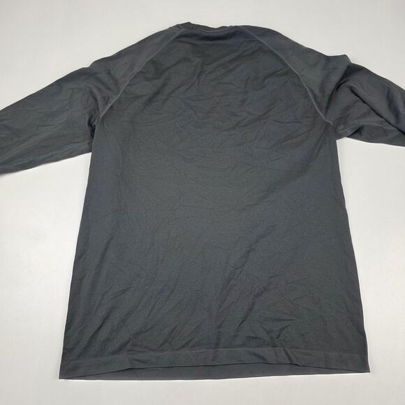 Fabletics Shirt Mens XL Gray Long Sleeve Performance Training Crewneck Athletic - Picture 7 of 9